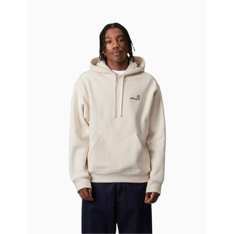 Sudadera Carhartt Wip Hooded American Script Sweat Natural