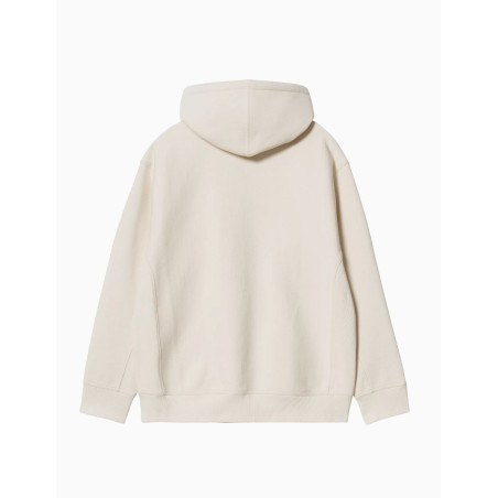Sudadera Carhartt Wip Hooded American Script Sweat Natural
