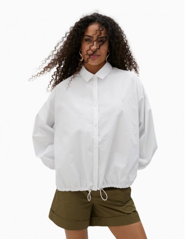 CAMISA LOLA CASADEMUNT POPELÍN CON GOMA EN BAJO...