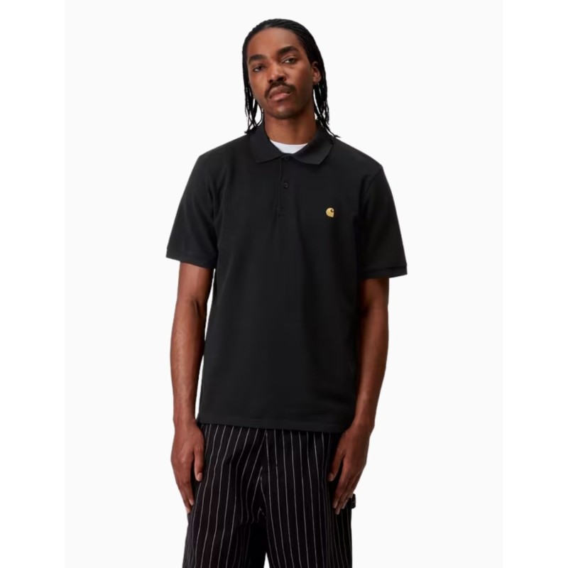 Polo Carhartt WIP Chase Pique Black
