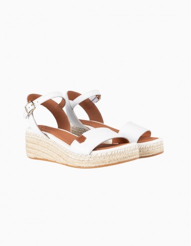 SANDALIAS POPA ZANTE DE PIEL BLANCAS