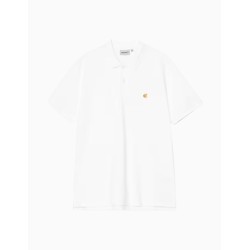 Polo Carhartt WIP Chase Pique White