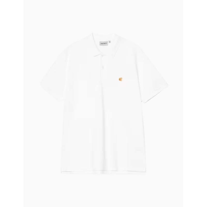 Polo Carhartt WIP Chase Pique White
