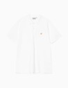 Polo Carhartt WIP Chase Pique White