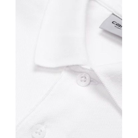 Polo Carhartt WIP Chase Pique White