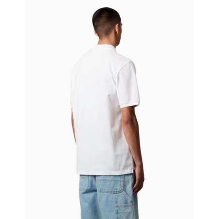 Polo Carhartt WIP Chase Pique White