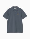 Polo Carhartt WIP Chase Pique Cozy Blue Gold