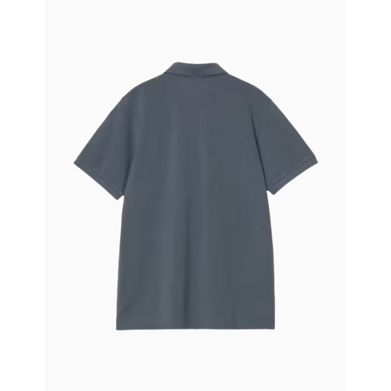 Polo Carhartt WIP Chase Pique Cozy Blue Gold