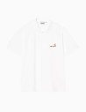 Polo Carhartt WIP American Script White