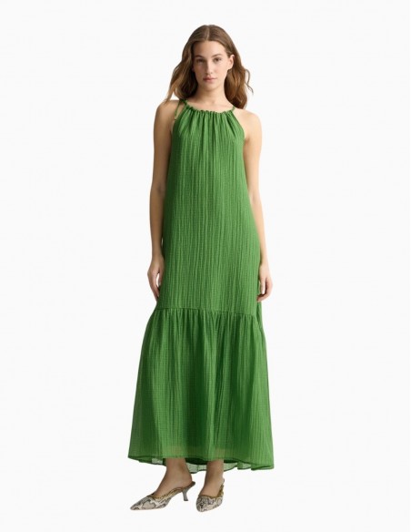 VESTIDO LIU.JO MEZCLA LARGO VERDE