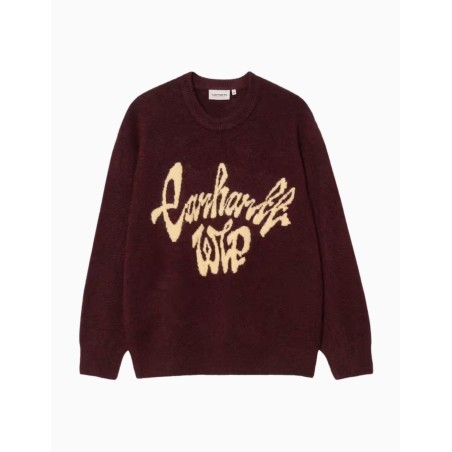 Jersey Carhartt WIP Chedda Sweater Burg