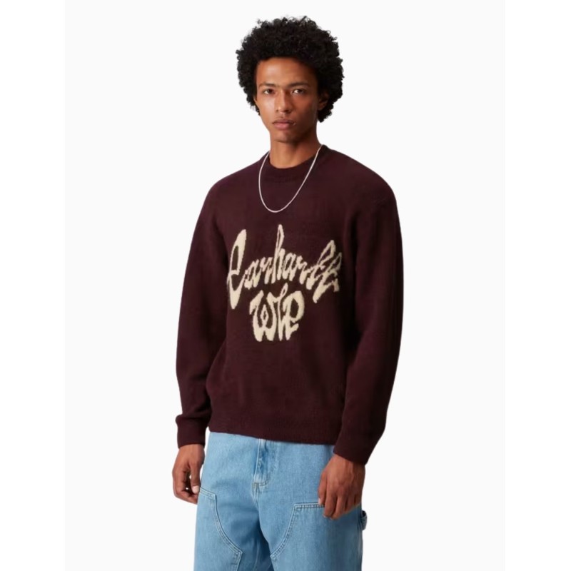Jersey Carhartt WIP Chedda Sweater Burg