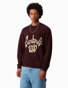 Jersey Carhartt WIP Chedda Sweater Burg