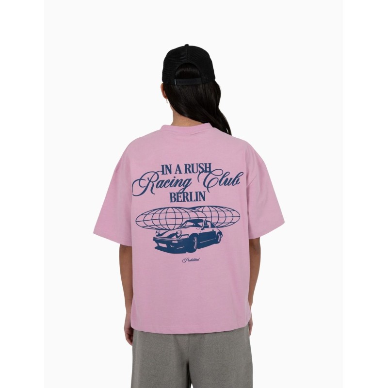 Camiseta Prohibited In A Rush Tee Rose