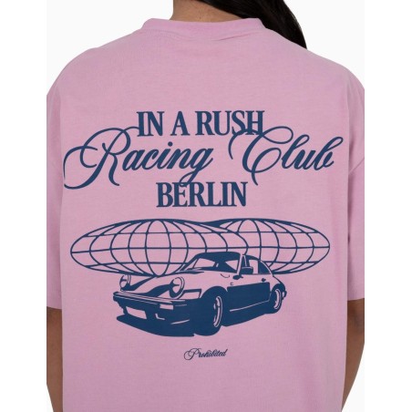 Camiseta Prohibited In A Rush Tee Rose