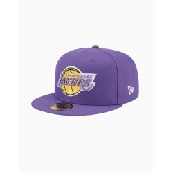 Gorra NBA Hardwood Classic LA Lakers 59FIFTY Fitted Lila