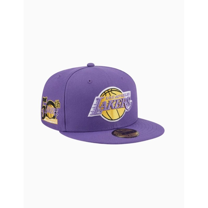 Gorra NBA Hardwood Classic LA Lakers 59FIFTY Fitted Lila