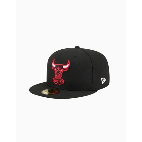 Gorra NBA Hardwood Classic Chicago Bulls 59FIFTY Fitted Negro