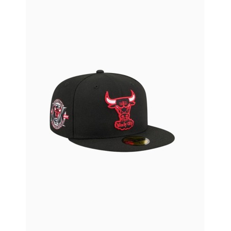 Gorra NBA Hardwood Classic Chicago Bulls 59FIFTY Fitted Negro