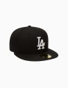 Gorra New Era LA Dodgers Essential Negro 59FIFTY