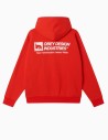 Sudadera Obey Design Industries Hood Fiery Red