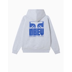 Sudadera Obey Heavy Ideas Hood Ash Grey