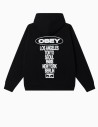 Sudadera Obey Oval Cities Hood Negra