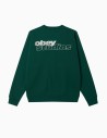Sudadera Obey Tonic Crew Rain Forest