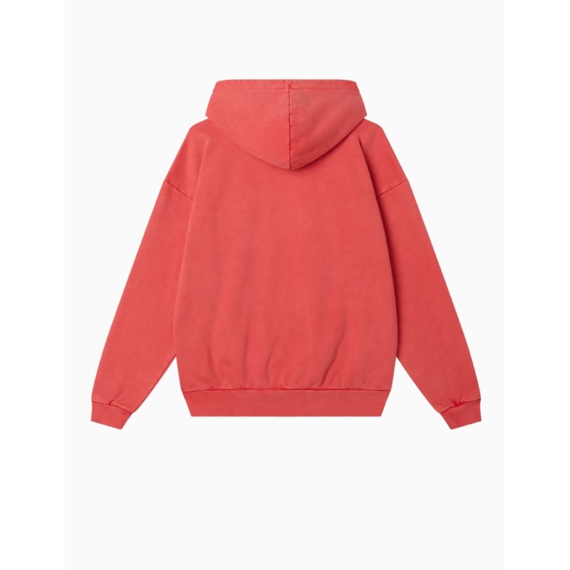 Sudadera Lowercase Pigment Hood Fiery Red