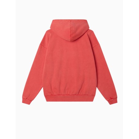 Sudadera Lowercase Pigment Hood Fiery Red