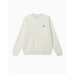 Sudadera Obey Paper Rose Off White