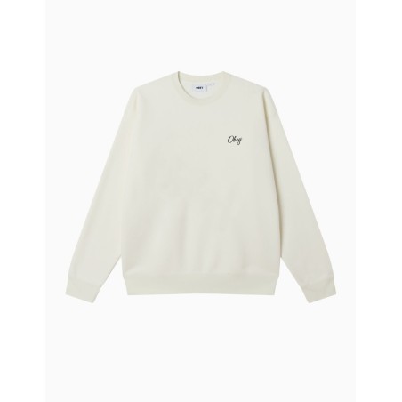 Sudadera Obey Paper Rose Off White