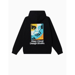 Sudadera Obey Visual Design Studio Black