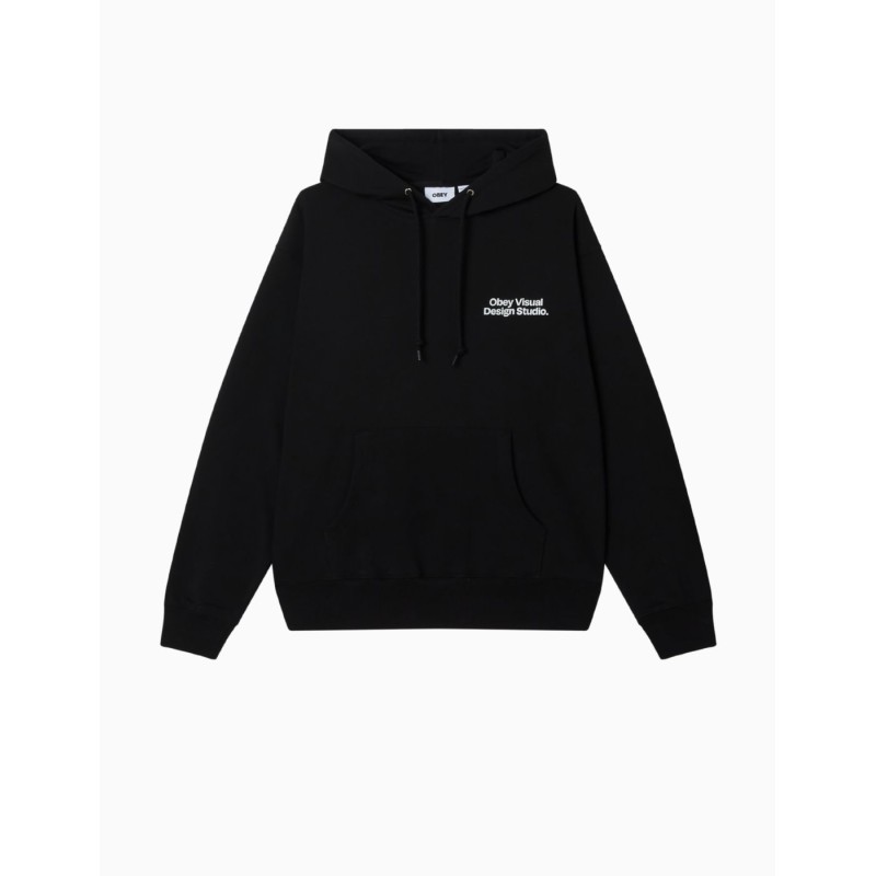 Sudadera Obey Visual Design Studio Black