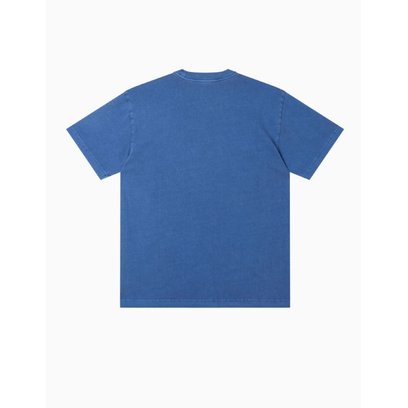 Camiseta Obey Lowercase Pigment Tee SS Electric Indigo