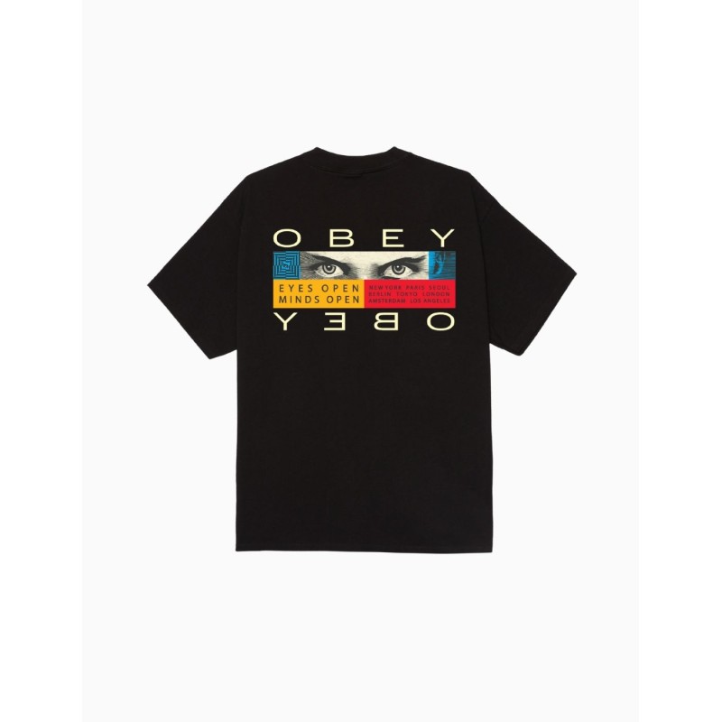 Camiseta Obey Eyes Open Black