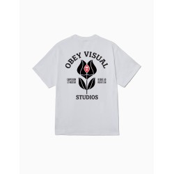 Camiseta Obey Visual Studios Flower White