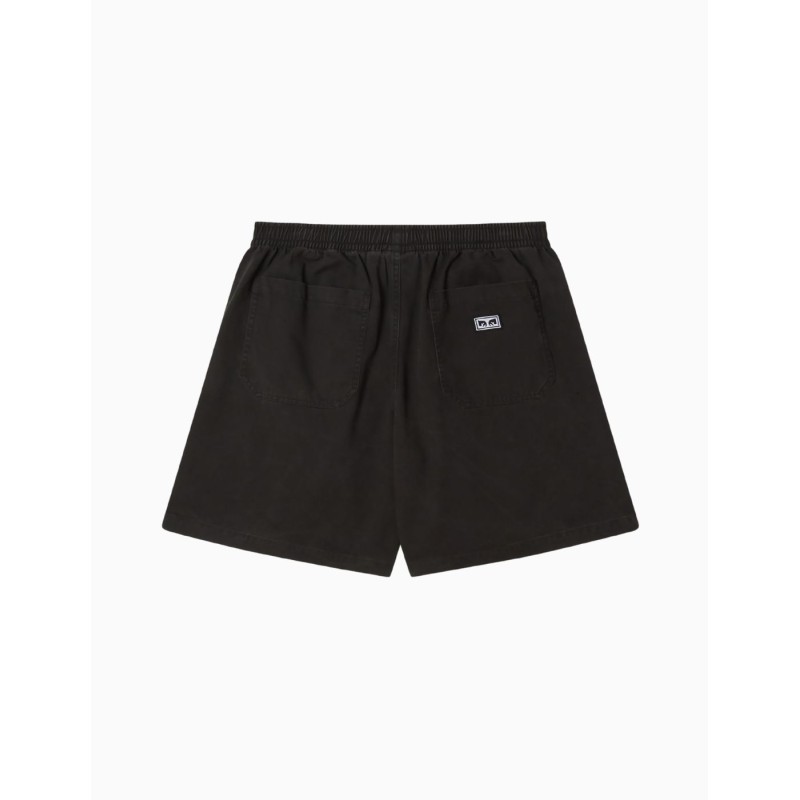 Pantalon Corto Theo Easy Short Black Faded Wash