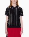 Polo Obey Arlo Stripe Polo Sweater Black Multi