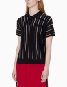 Polo Obey Arlo Stripe Polo Sweater Black Multi
