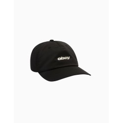 Gorra Obey Stride 5 Panel Strapback Negra