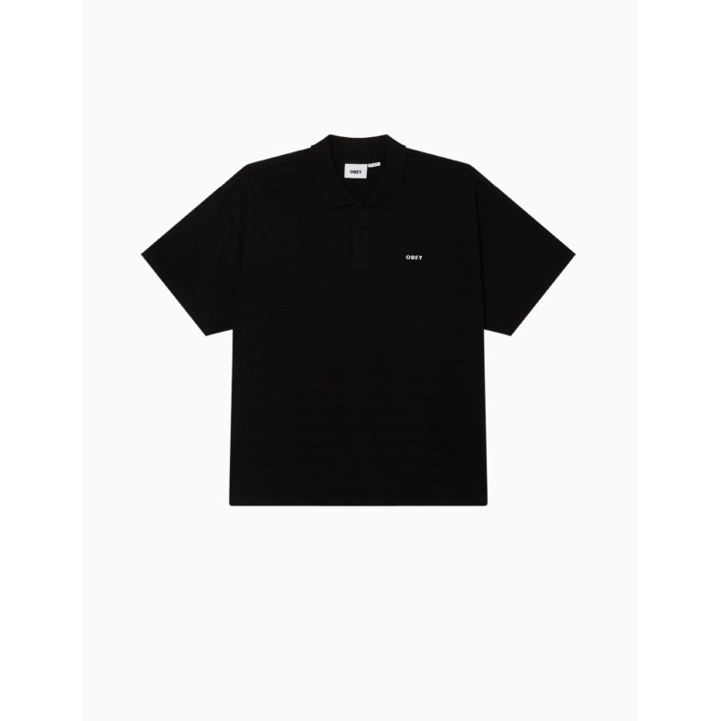 Polo Obey Bold Polo Shirt Pigment Negro