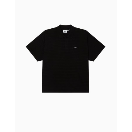 Polo Obey Bold Polo Shirt Pigment Negro