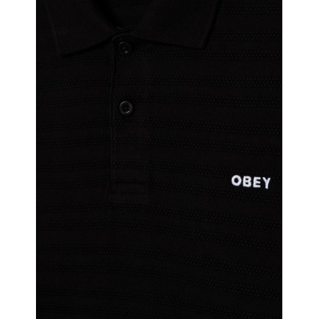 Polo Obey Bold Polo Shirt Pigment Negro