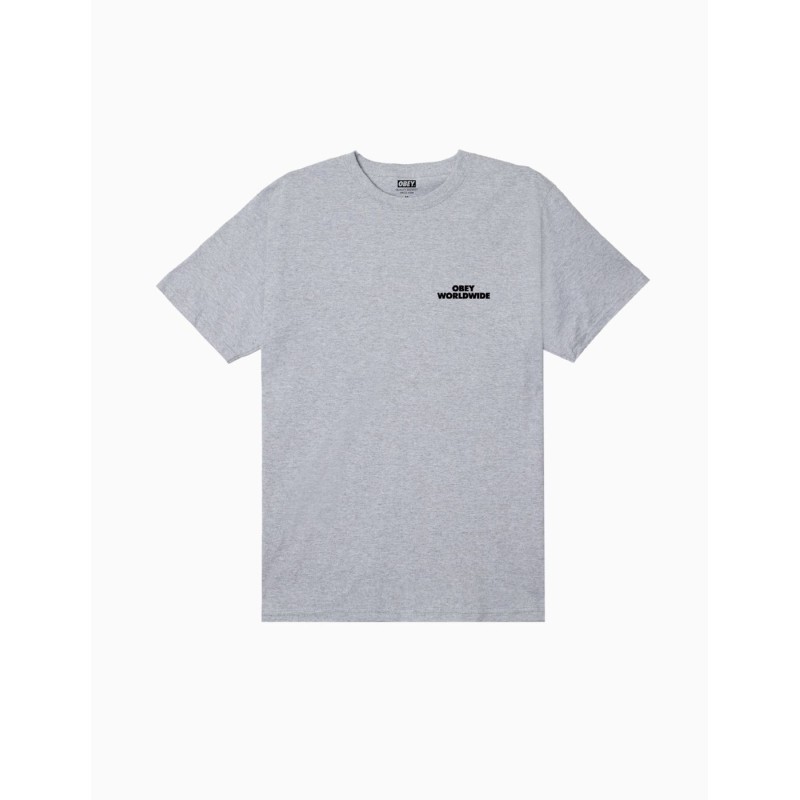 Camiseta Obey Worldwide Heather Grey