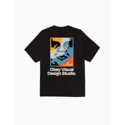 Camiseta Obey Visual Design Studio Black