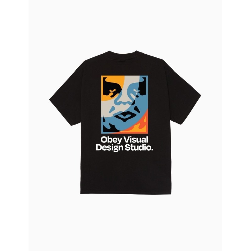 Camiseta Obey Visual Design Studio Black