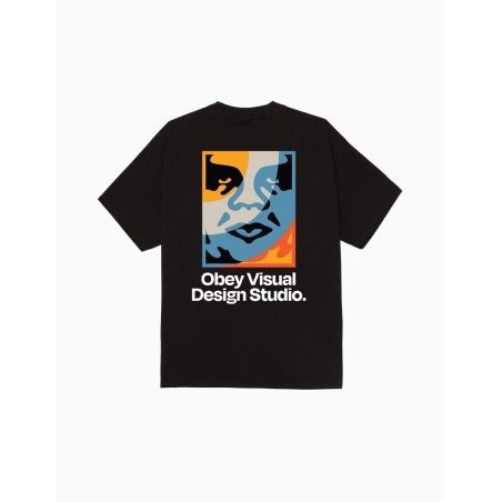 Camiseta Obey Visual Design Studio Black