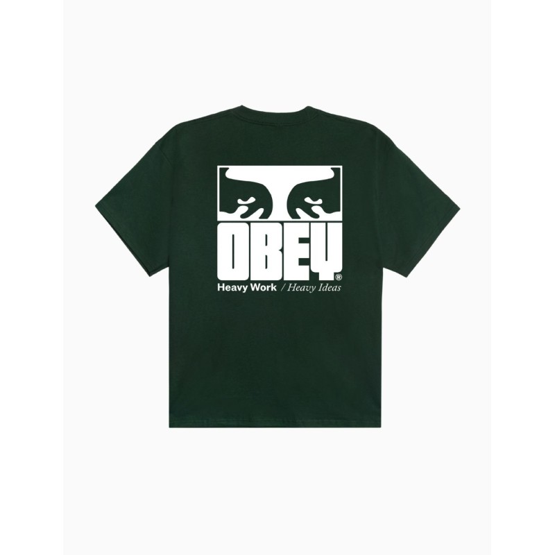 Camiseta Obey Heavy Ideas Forest Green