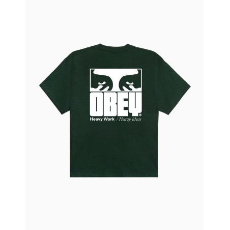 Camiseta Obey Heavy Ideas Forest Green